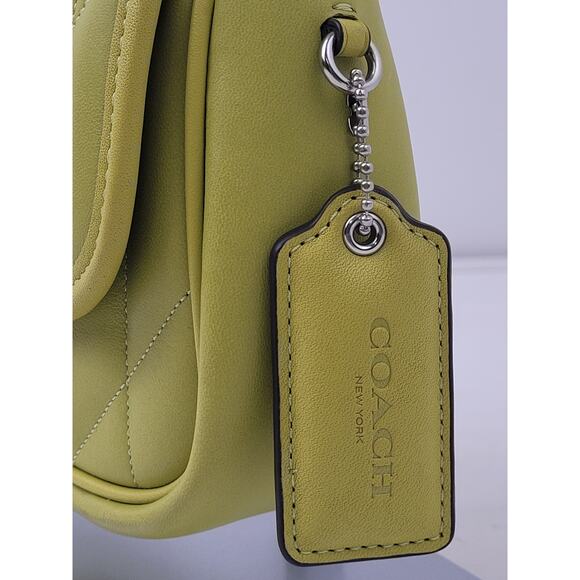 Coach Pillow Madison Shoulder Bag 18 w Quilting 7 3/4" x 5 1/4" - Picture 6 of 14